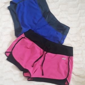 2 athletic shorts